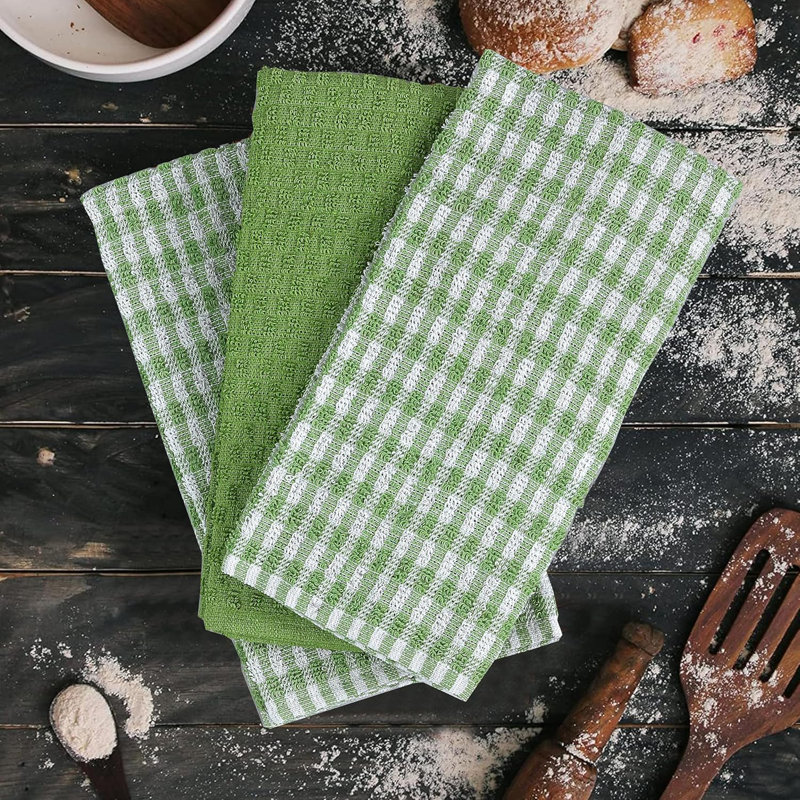 Tea Towel Kitchen Towel, Green