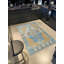 Tapis décoratif à motif traditionnel beige et bleu à motif Barcelona-796940870