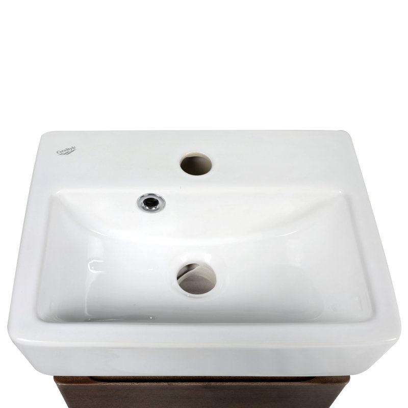 Ensemble de meuble-lavabo simple avec plateau 14,56 Heeba, Bois de rose