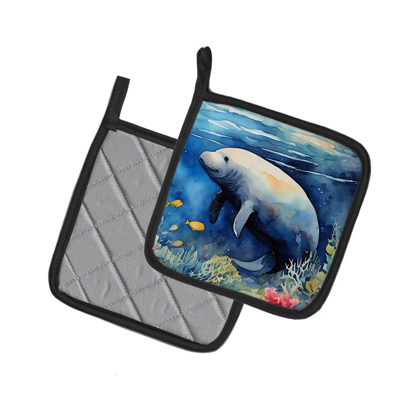 Caroline's Treasures Nautical Collection Polyester Potholder Set