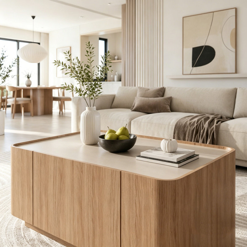 Table basse Modern, 31,5 po - Carré