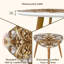 Ensemble de 2 tables basses gigognes Triangle