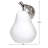Carley Ceramic Pear Decor Sculpture