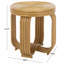 Table d'appoint ronde Asleesh