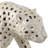 Ankney Artistic Leopard Figurine Sculpture Home Decor - Patterned Decorative Object And Modern Ceramic Statue For Decorations For Living Room - White & Gold