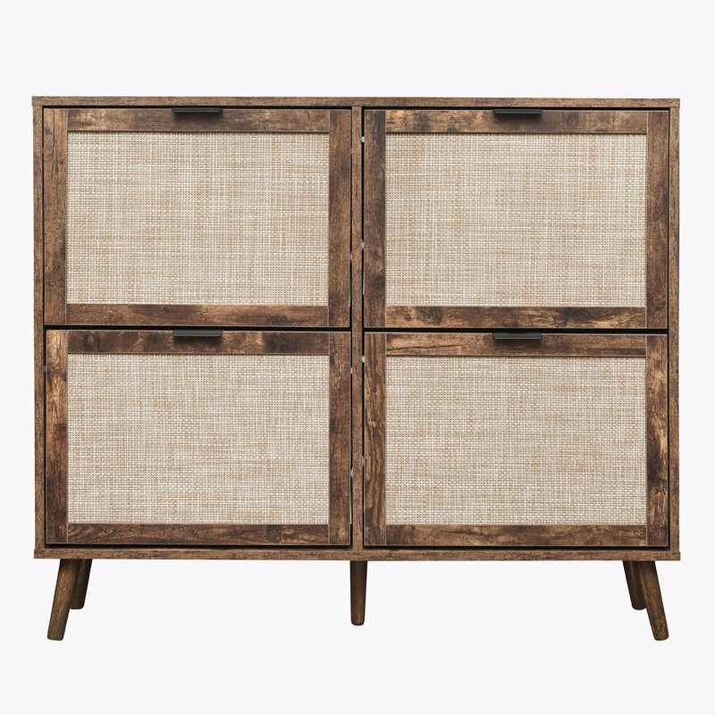 Storage Shoe Rack, Burly Wood