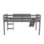 Lit mezzanine en bois massif avec glissade Allain par Harper & Bright Designs-470360035