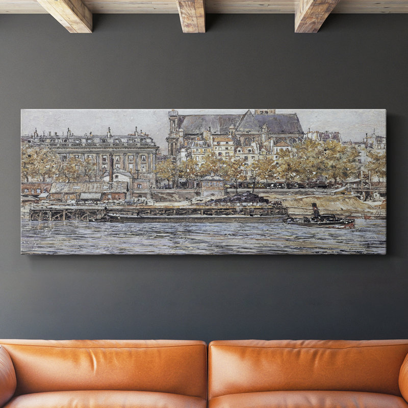 Série paysage - DCL XXXI - Toile tendue avec châssis - Prêt à accrocher, H 12 po x l 30 po