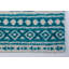 Turquoise/Ivoire Tapis décoratif abstrait Lindgren-26309468