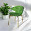 Fauteuil de salle à manger en polycarbonate de luxe D Sainte Swan - Chaise d'appoint sculpturale moderne avec pieds en acier pour la salle à manger et le bureau-105077164