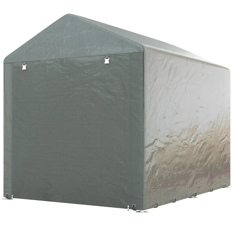 Galvanised Steel Basic Storage System, Grey