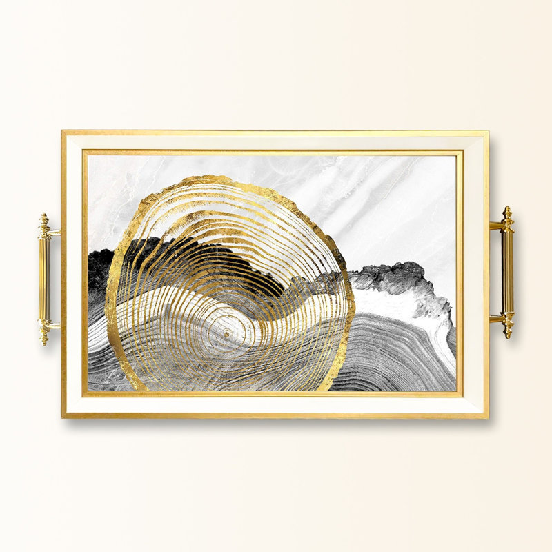 Élégant plateau en verre de 19,7 po x 11,4 po x 1,4 po | Fabrication 100% verre durable | Facile à nettoyer avec un chiffon humide | Idéal pour le service, la présentation décorative et l'organisation | Ajout élégant à la décoration intérieure