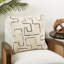 Geometric Splendor Tufted Down Filled Throw Pillow