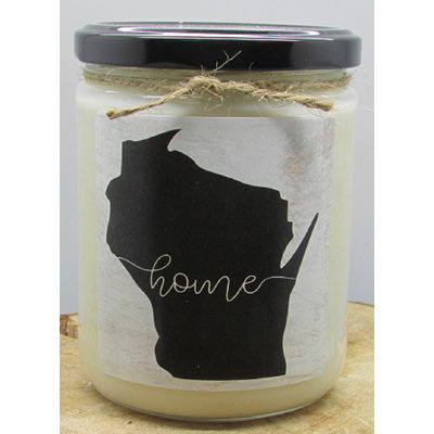 Bougie à pot de sirop de canne à érable à beurre Wisconsin