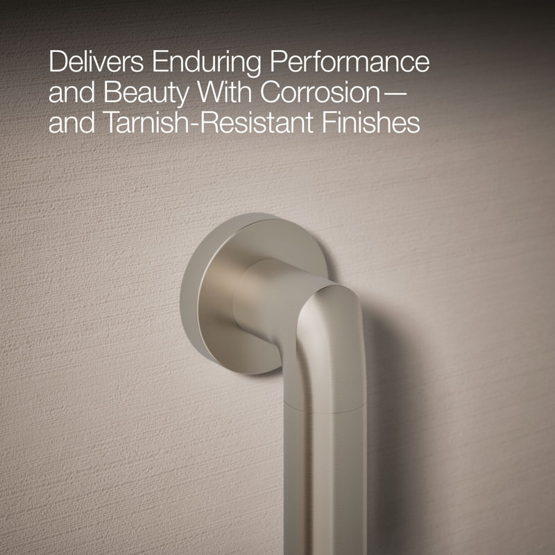 Kumin Grab Bar, Brushed Nickel, 24" W