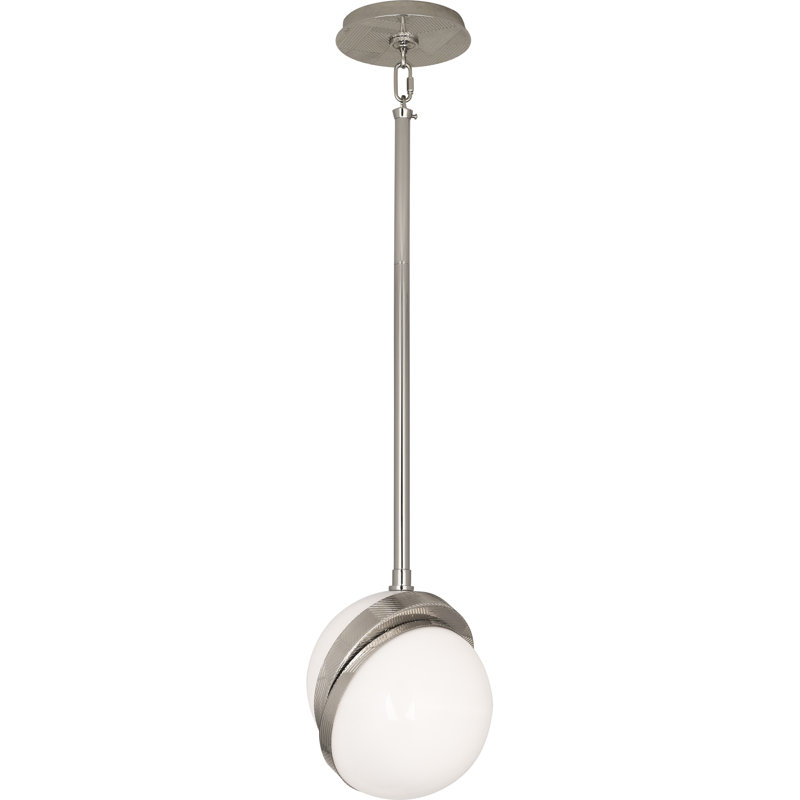 Luminaire suspendu Michael Berman Brut, Nickel poli