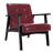 Havva 21.65'' Wide Tufted Artificial Leather Mid-Century Modern Armchair-1092699174