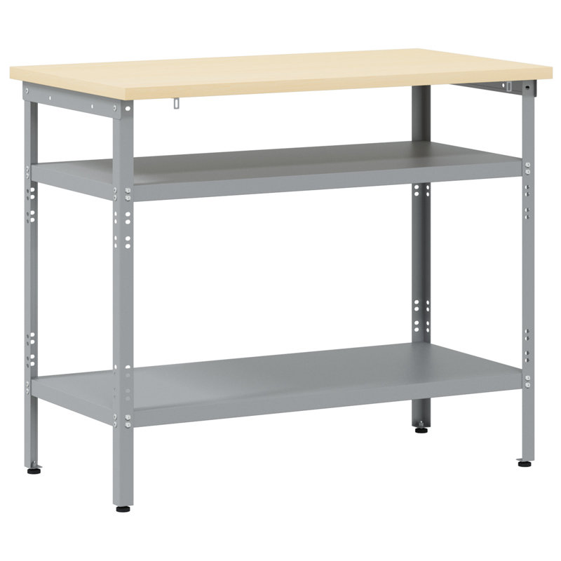 100cm W Steel Top Workbench