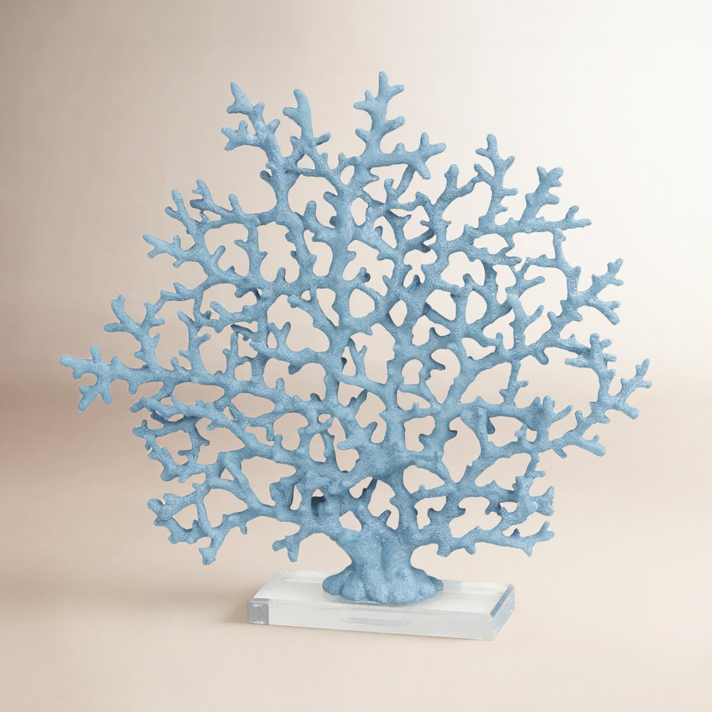 Coral Sculpture, Blue