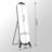 Frameless Full-length Mirror with Carved Decoration-2061991030