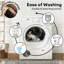  Canapé-lit lavable moelleux pour chien, brun, taille XL-1433304067