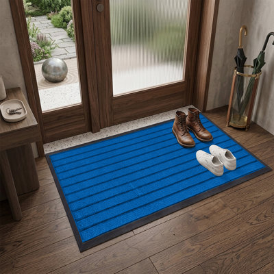 NON-SLIP RUBBER DOOR MAT - INDOOR/OUTDOOR USE