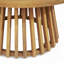 Table basse d'extérieur en bois d'acacia