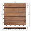Carreau de terrasse en bois massif 12 "x 12"-87680637
