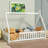 Tent-Shaped Floor Bed,Teepee Bed With Guardrails,Slats-1226025873-1226025874