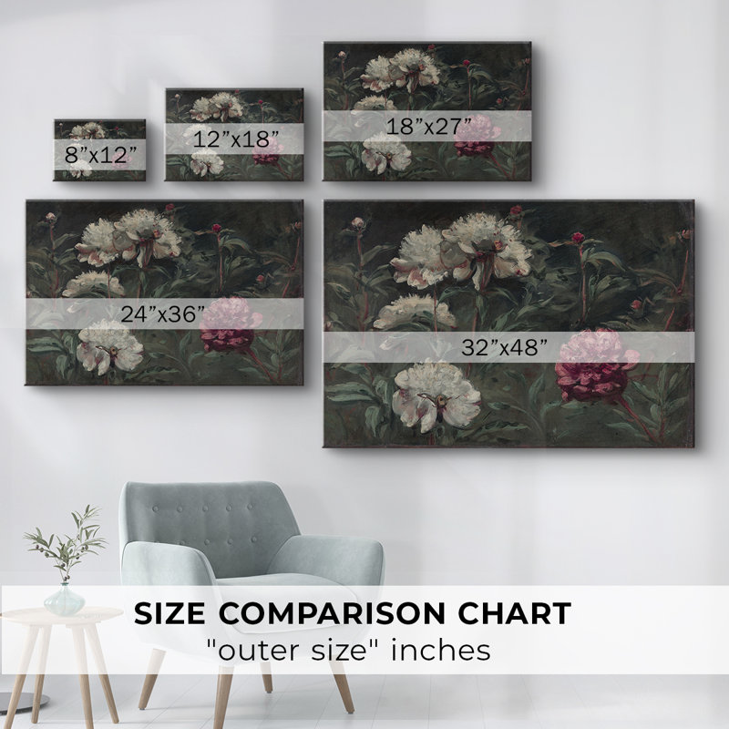 Motif floral rétro CXVI, 12 x 18