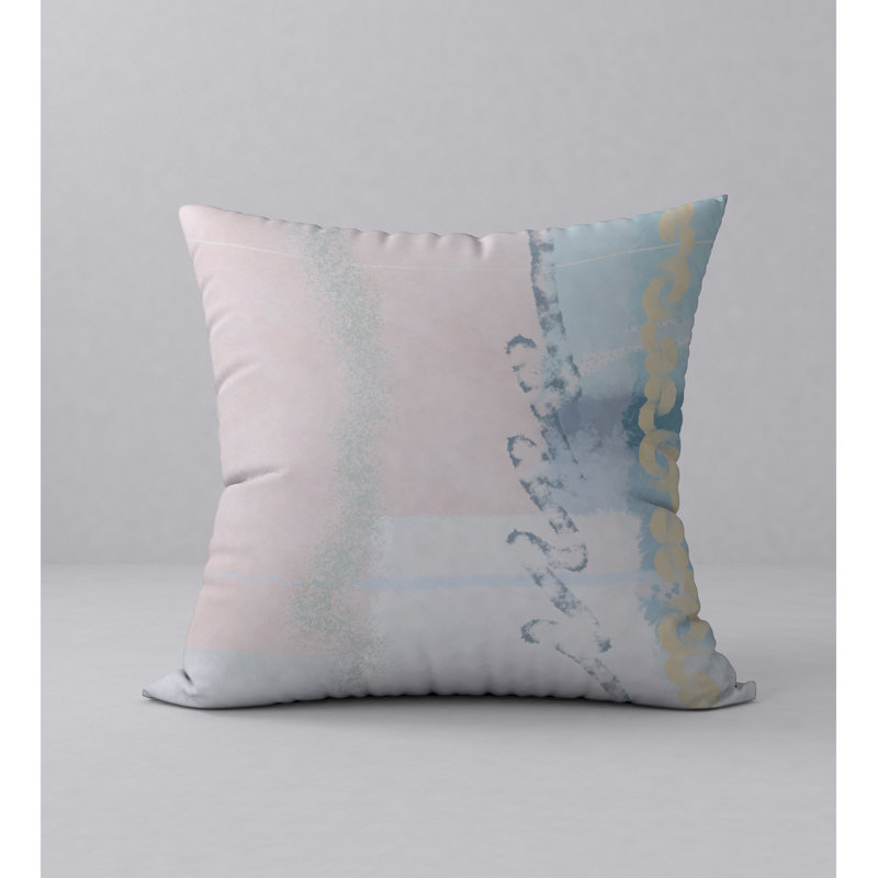 Housse de coussin décorative carrée et insert, 18" x 18"