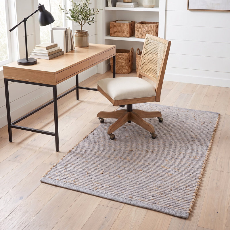 Tapis campagnard en jute et coton Colston, Rectangulaire 3 pi x 5 pi
