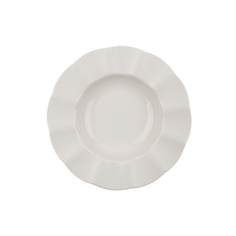 Adio Piece Porcelain China Dinnerware Set - Service for 6