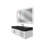  Floating Modern 48" Wall-Mounted Single Bathroom Vanity Set with Mirror-83454226-83454222-83454227