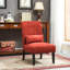 Fauteuil d'appoint sans accoudoirs avec coussin Pisano-107962791