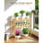 Adjustable Bamboo Plant Stand, Versatile Indoor Plant Display Table