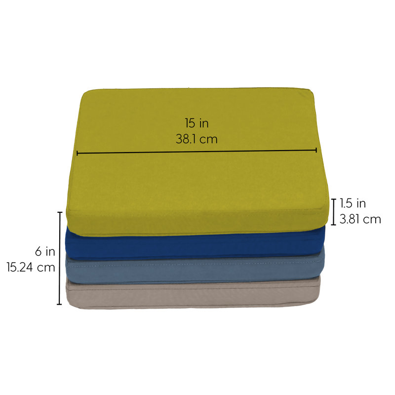 Coussins d'extérieur Element, Vert / bleu / bleu sarcelle / brun