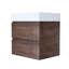 24,00 po X P 18,10 po P 25,20 po Meuble-lavabo mural simple H avec comptoir blanc-352119995