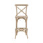 Tabouret en bois d'orme massif avec siège en rotin Kelseyville-1247785822-1255845246