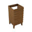 Meuble-lavabo noir 18 po Cascade-98796218