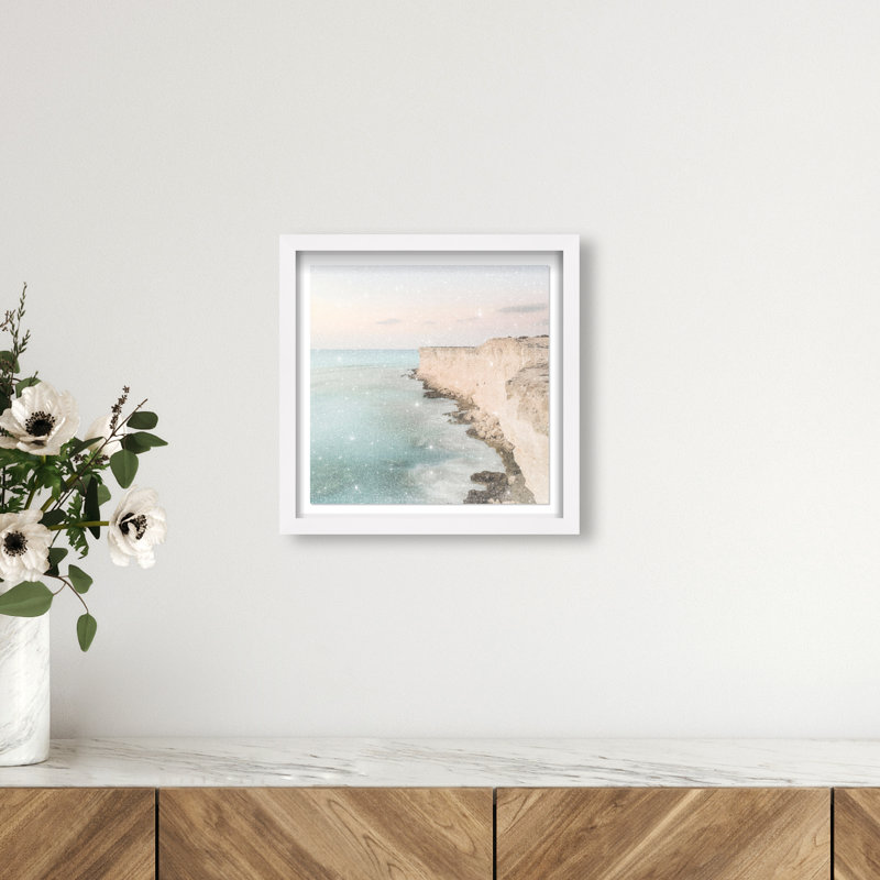 Coastal Edge I Print by Oliver Gal, 13.5" H x 13.5" W, White Shadowbox