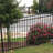 Versai Gloss Black Metal Fence Panels Included-49893413
