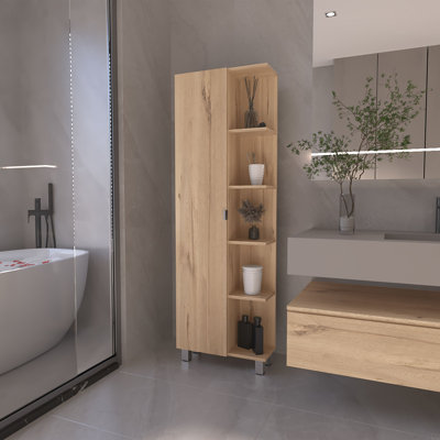Armoire à linge à 5 tablettes