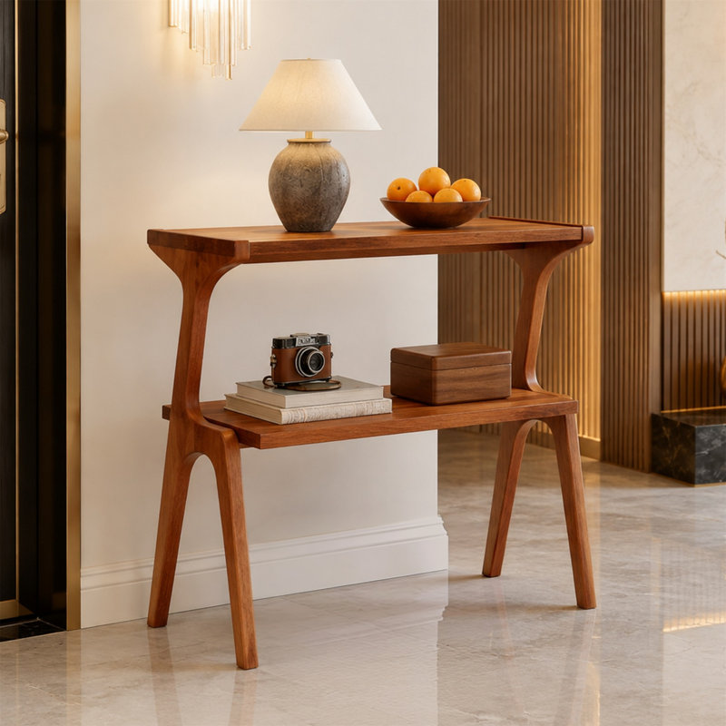 27.56 Console Table, Cerisier