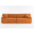 Compression Sofa, 4-Seater Combined Sofa With 2 Pillows-1297349559