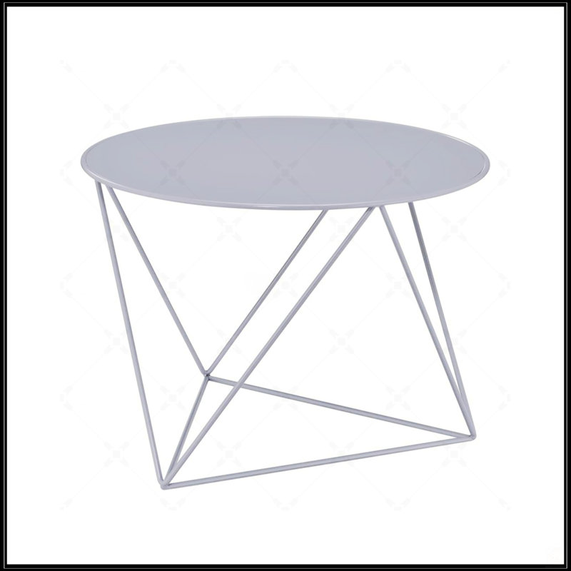 Table de bout en métal