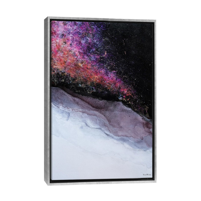 "Nova" par Vinn Wong, reproduction d'art graphique sur toile, H 40 po x l 26 po x P 1,5 po, Toile avec cadre argenté
