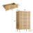 5 Drawer Dresser With Wide Drawers, For Living Room, Closet, Hallway,Entryway-1265993080