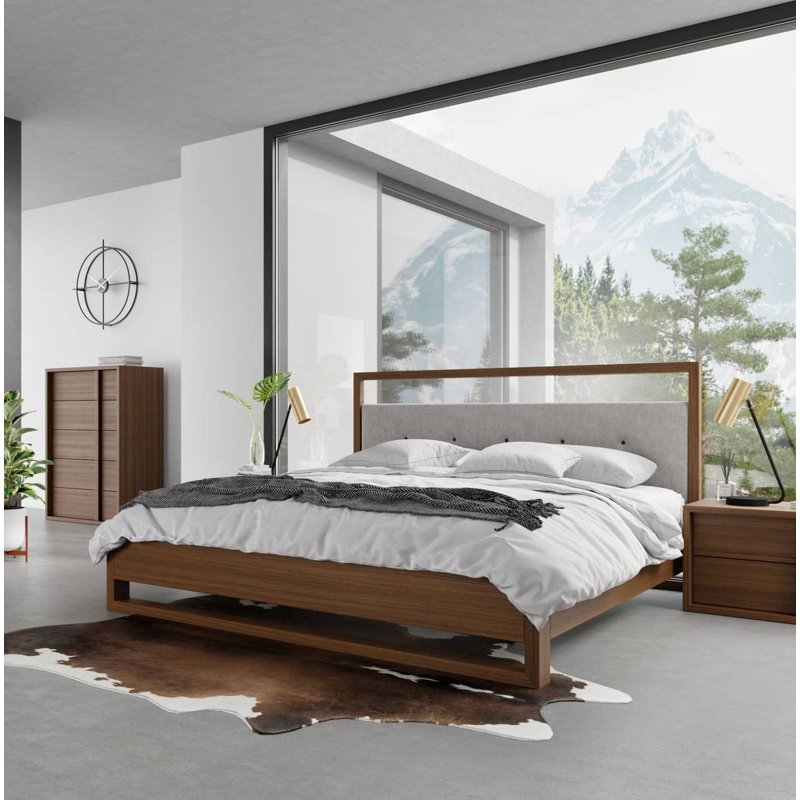 Borough Upholstered Platform Bed, Queen