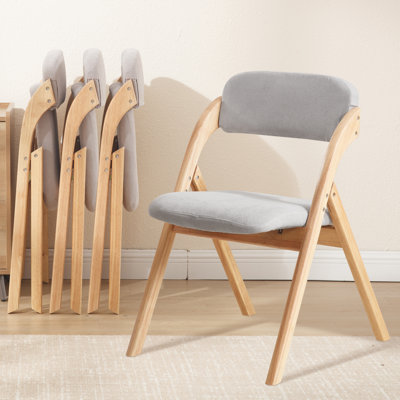 Elegantly Designed Foldable Bistro Dining Chairs With Wooden Backs And Plush Padded Seats – Perfect For Kitchens, Weddings, And Picnics